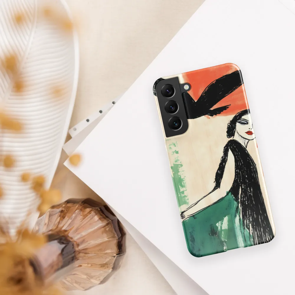 Elegance in Flight | Phone Case |  S22 Plus | Snap Case | Glossy