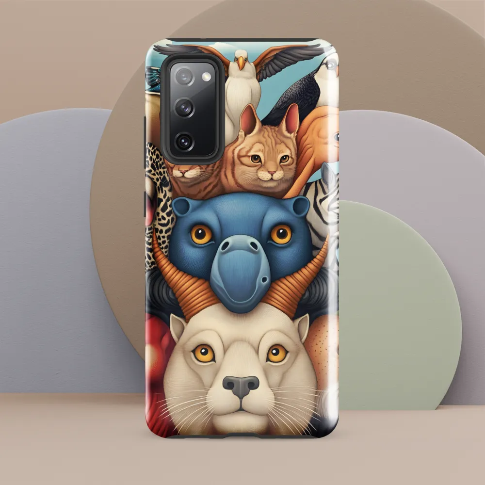 Harmonious Echoes of Wildlife | Phone Case |  S20 FE | Tough Case | Glossy