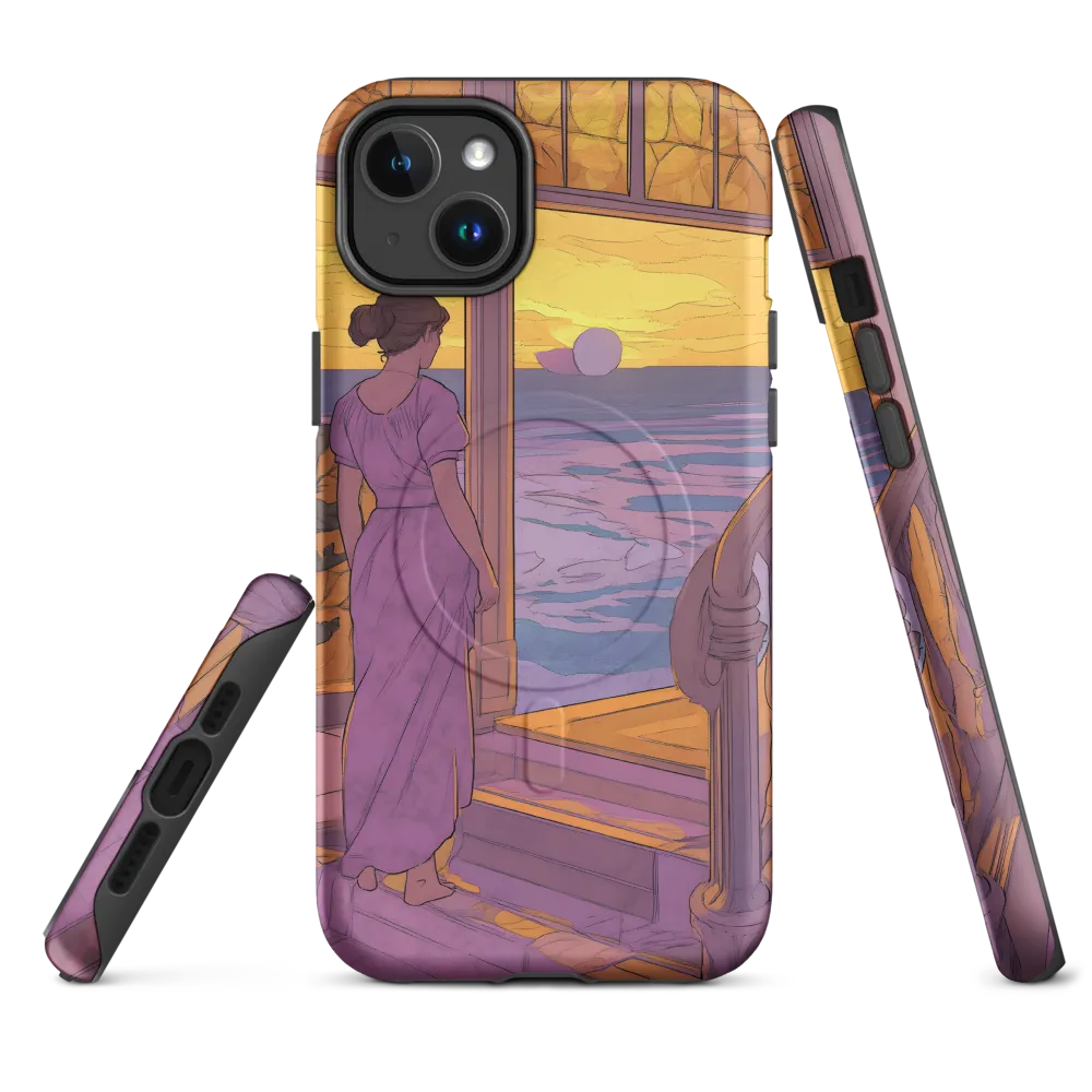 Whispers of the Sunset | Phone Case |  14 Plus | MagSafe® Tough Case | Matte