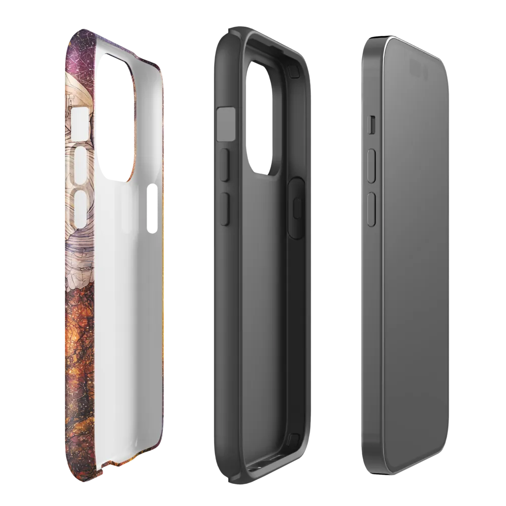 Cosmic Contemplation | Phone Case |  14 Pro | Tough Case | Glossy