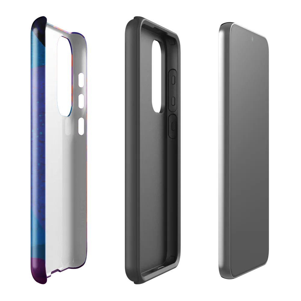 Cyan Profile with Magenta Mosaic