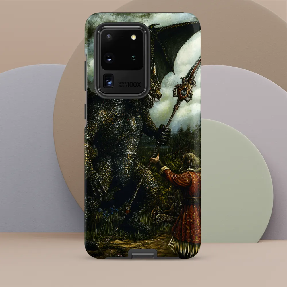 The Confrontation: Dragon vs. Wizard | Phone Case |  S20 Ultra | Tough Case | Matte