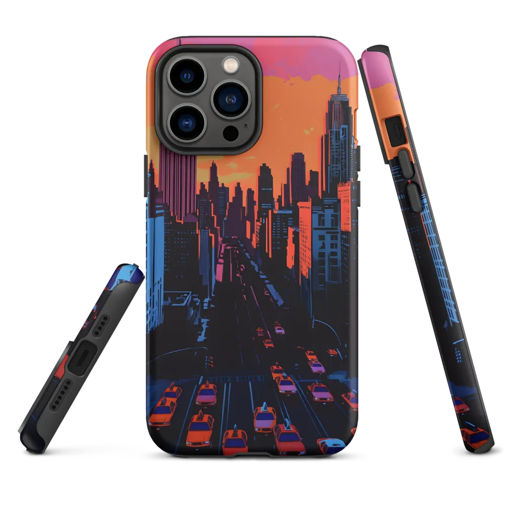 Sunset Over Skyscrapers