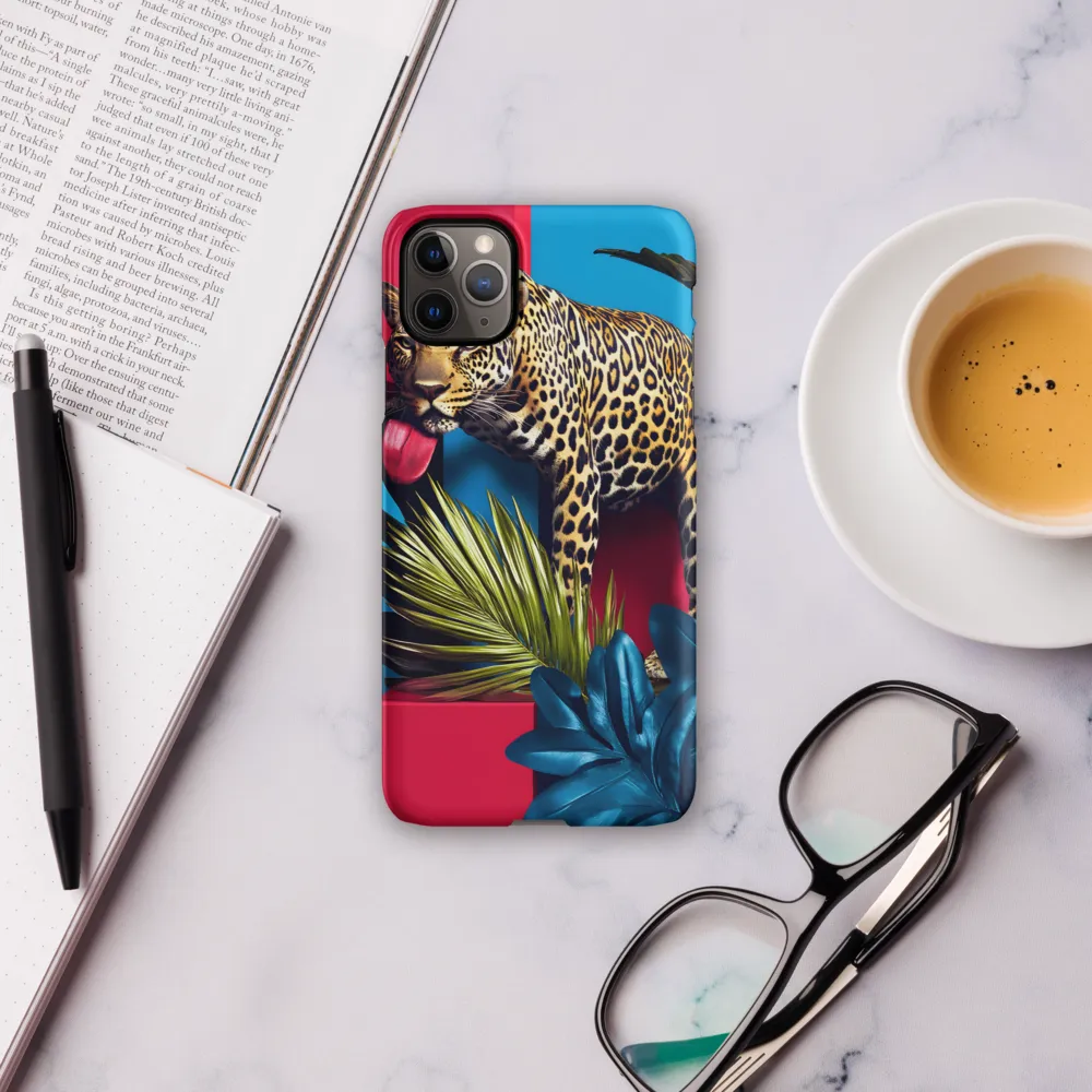 Playful Leopard in Vibrant Paradise