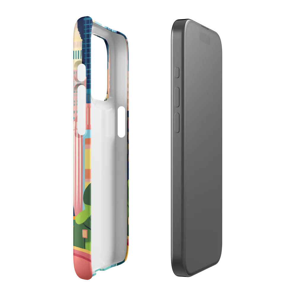 Energetic Cityscape | Phone Case |  15 Pro | Snap Case | Matte