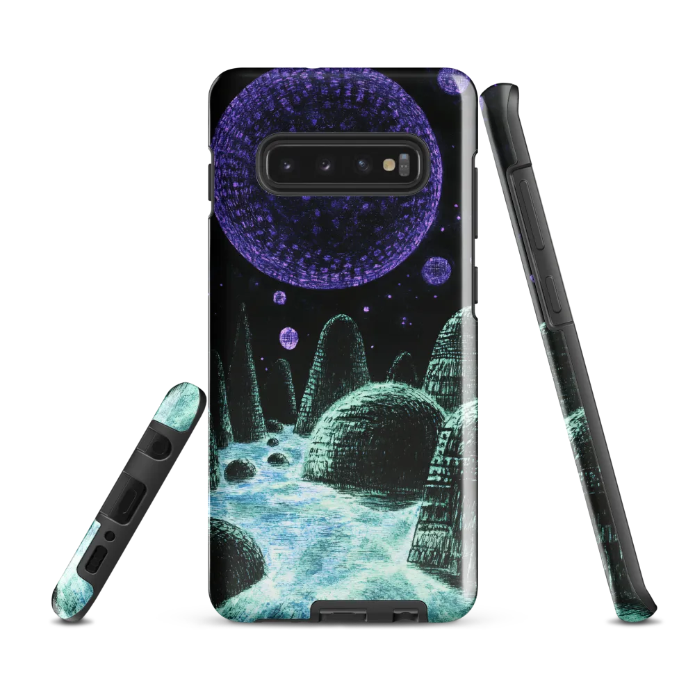 Mysterious Cosmic Landscape | Phone Case |  S10 Plus | Tough Case | Glossy