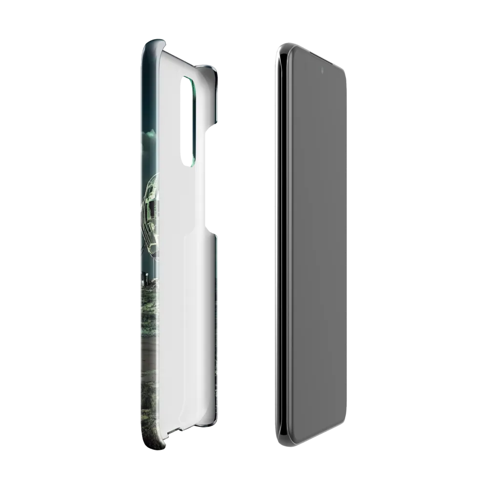 Beyond the Ruins: A Cosmic Journey | Phone Case |  S20 | Snap Case | Glossy