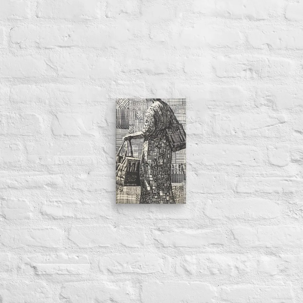 Urban Reflections: A Shopping Narrative | Canvas | 8″×12″