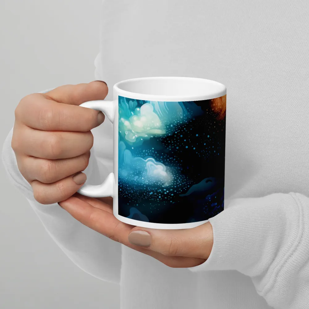 Mystical Cosmic Nebulae | Mug with White inside | 11 oz