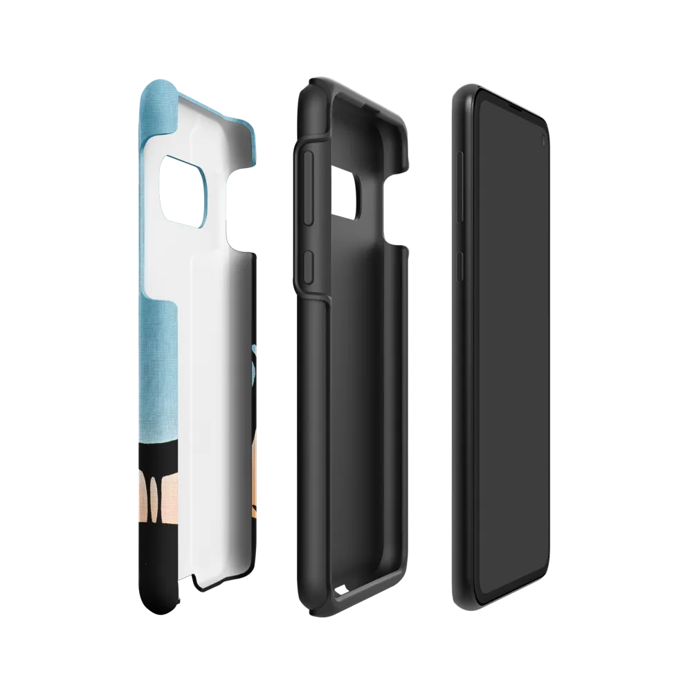 Curiosity in the Silhouette | Phone Case |  S10e | Tough Case | Matte