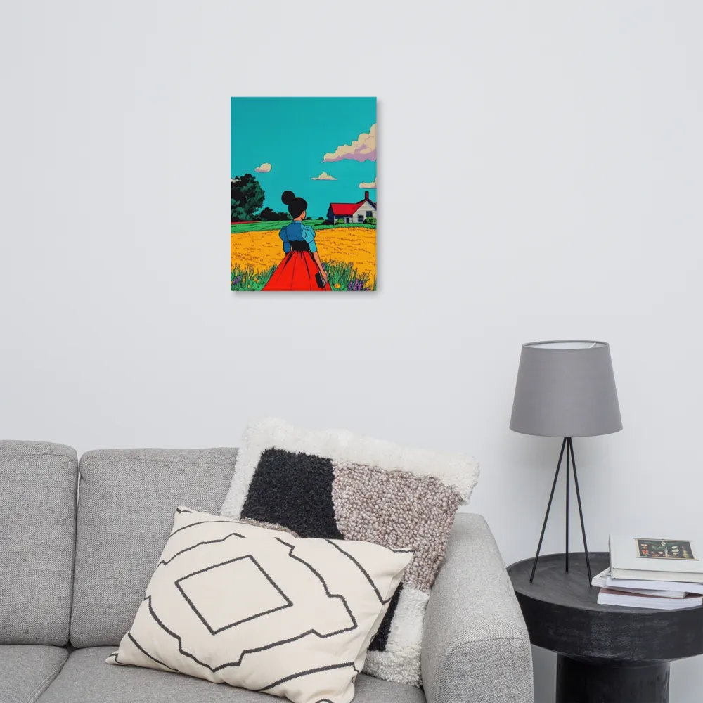 Whispers of a Sunlit Meadow | Canvas | 18″×24″