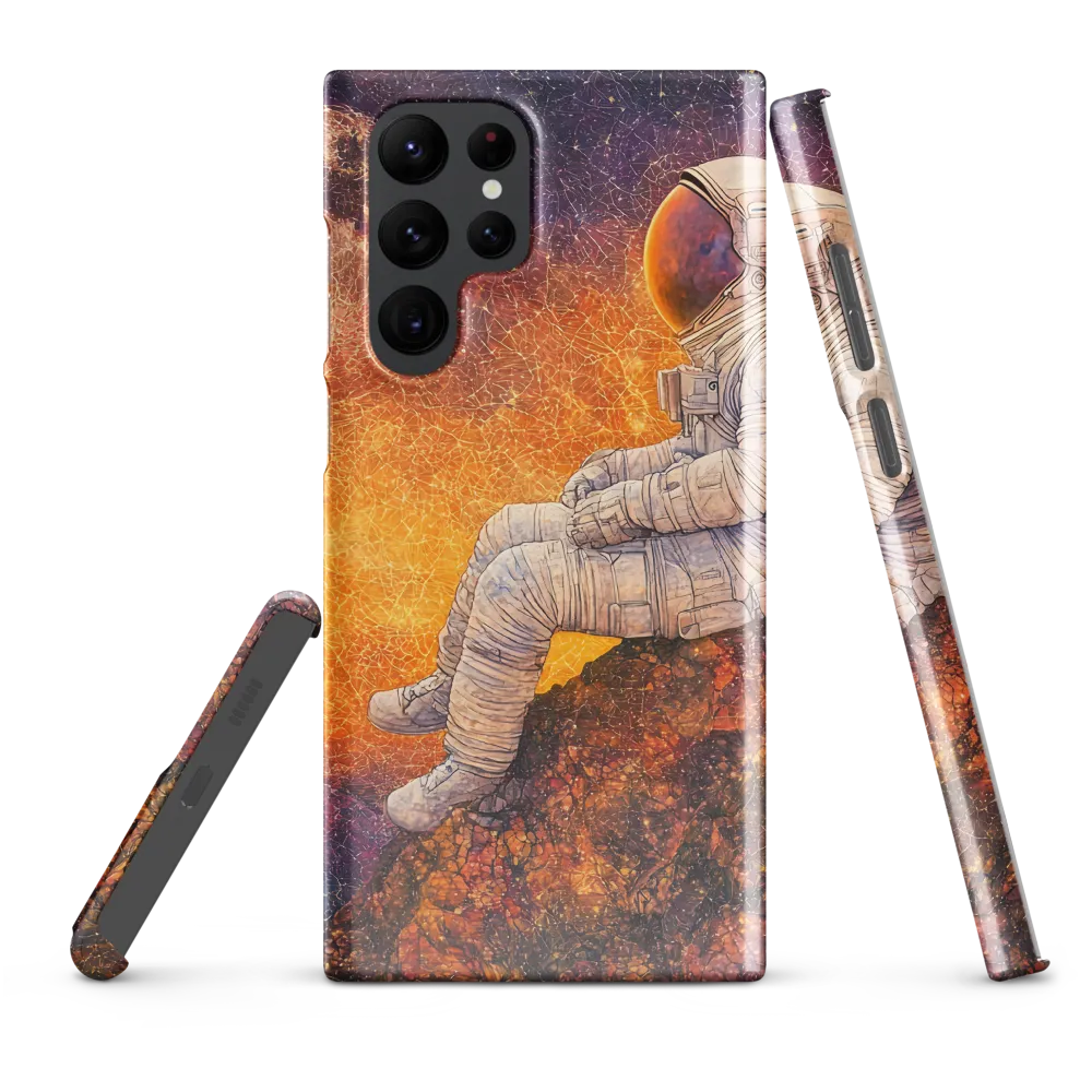 Cosmic Contemplation | Phone Case |  S22 Ultra | Snap Case | Glossy