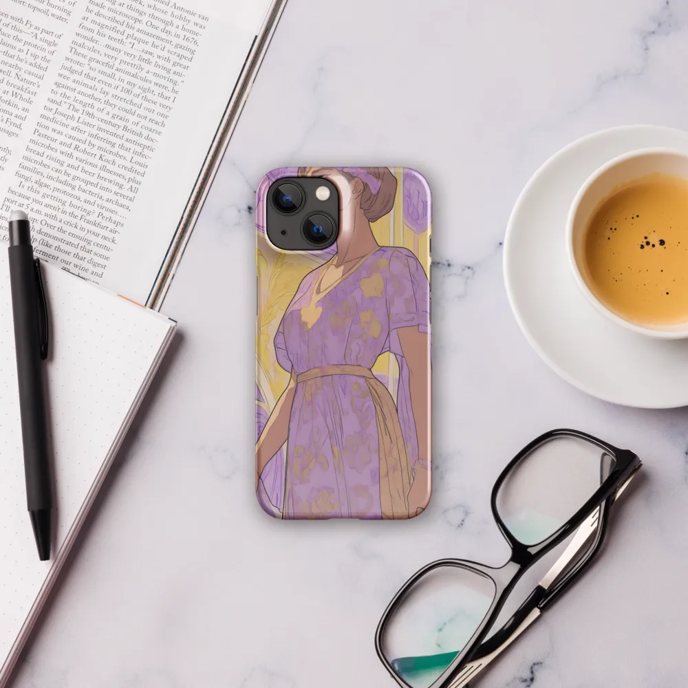 Elegance in Floral Harmony | Phone Case |  14 | Snap Case | Glossy