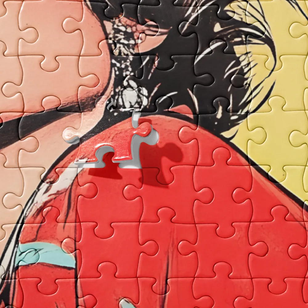 Striking Elegance in Pop Art | Jigsaw Puzzle | 252 pieces