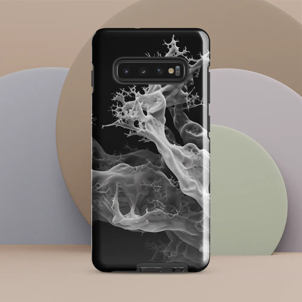 Ethereal Fractals: An Abstract Exploration | Phone Case |  S10 Plus | Tough Case | Glossy