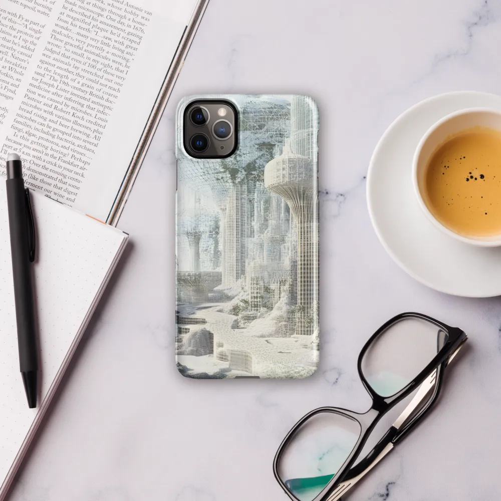 Ethereal Architectures: A Journey into the Future | Phone Case |  11 Pro Max | Snap Case | Glossy