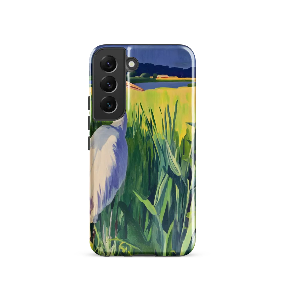 Graceful Presence: The Heron in the Meadow