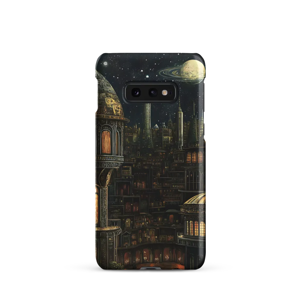 Celestial Enigma: A Surreal Cityscape