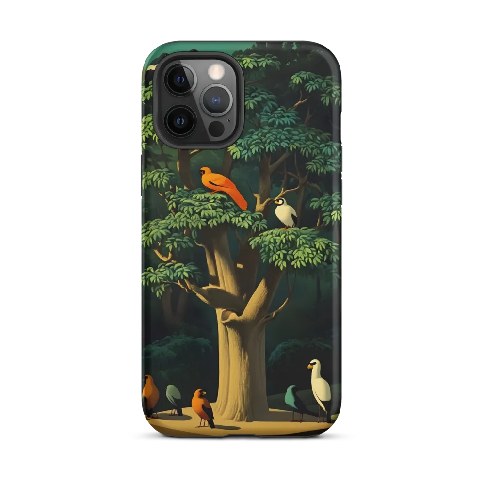 Harmony in Color: A Surreal Bird Symphony