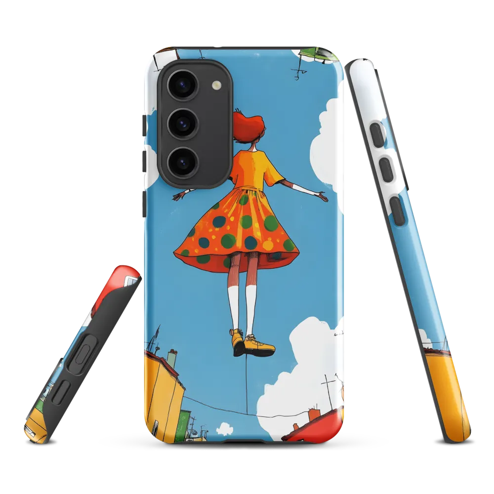 Floating Dreams in a Colorful Sky