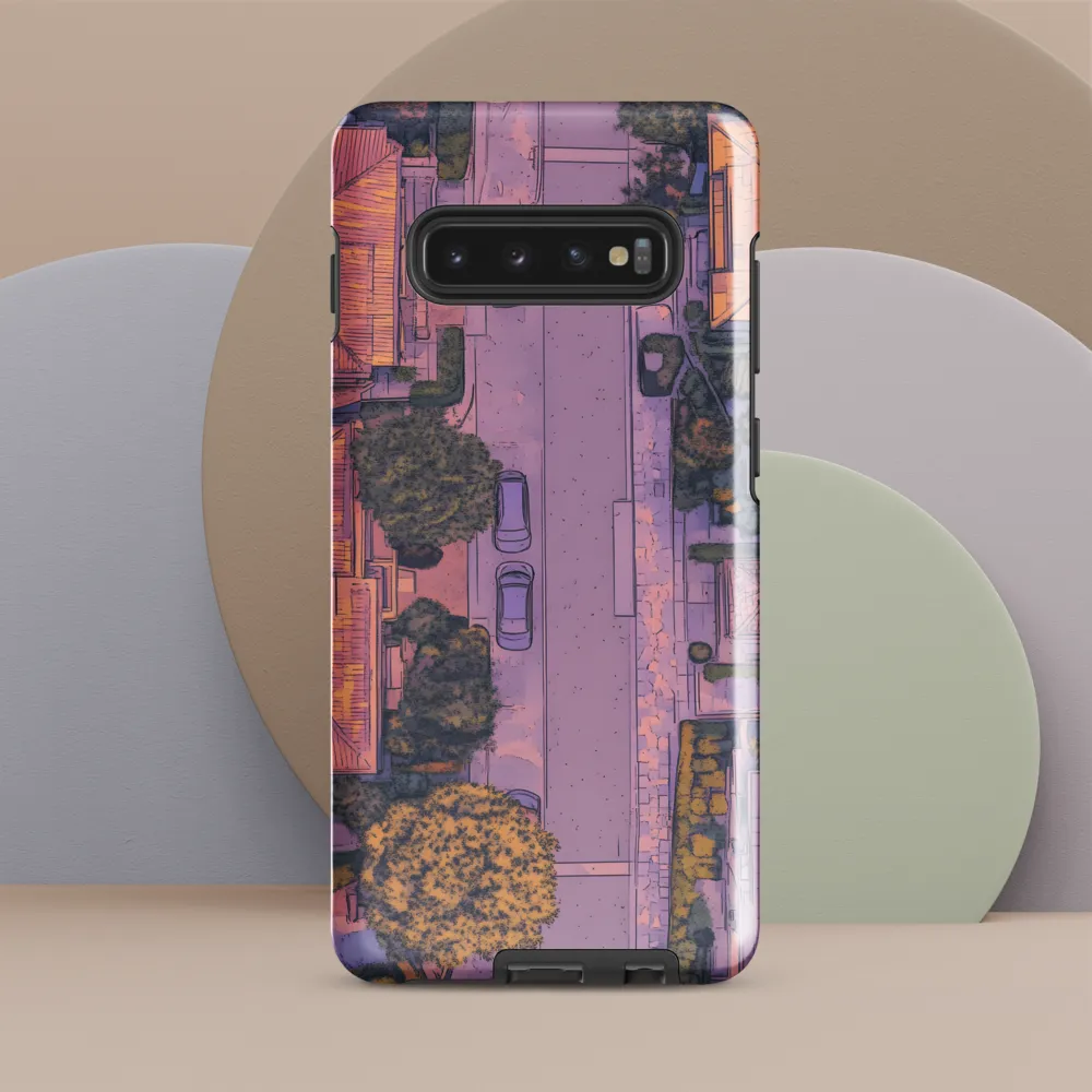 Aerial Serenity: Suburban Oasis | Phone Case |  S10 Plus | Tough Case | Glossy