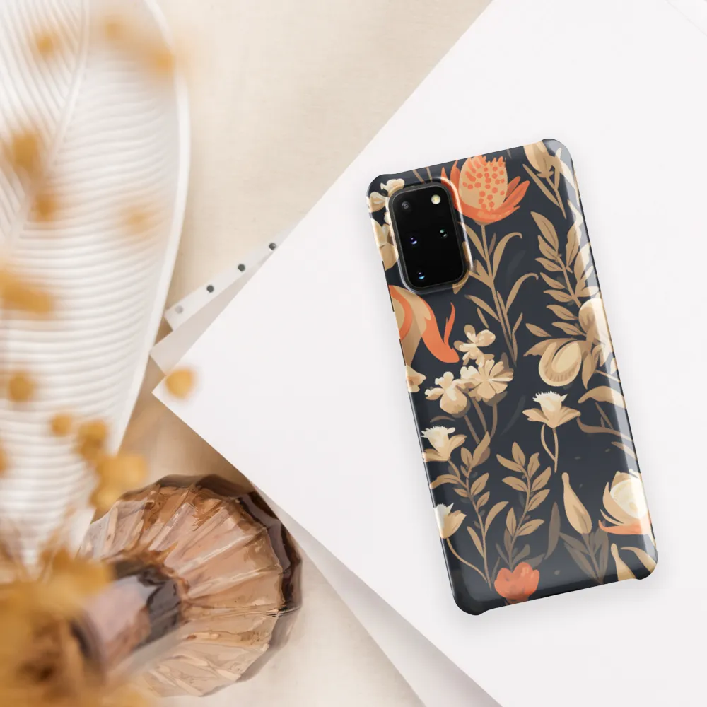 Floral Harmony: A Dance in the Dark