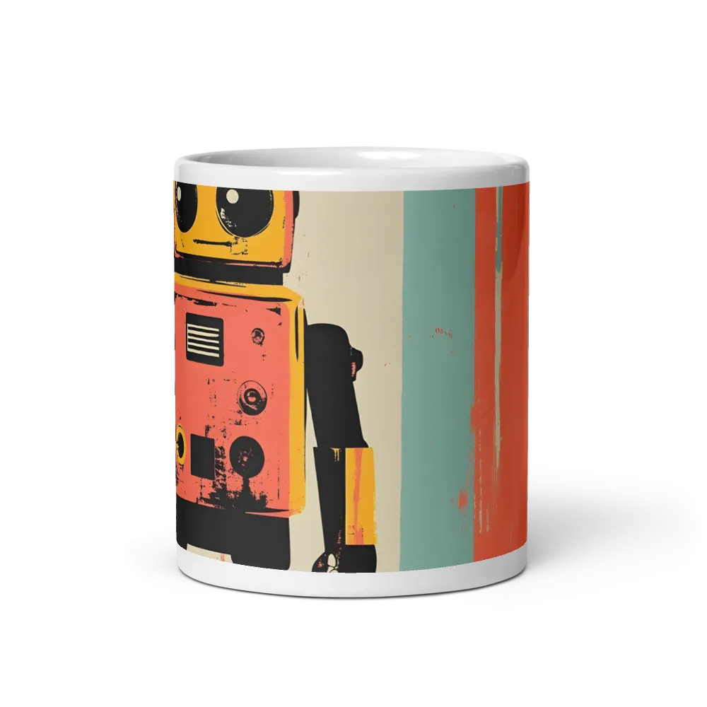 Retro Robot Charm | Mugs | Multiple Sizes & Colors