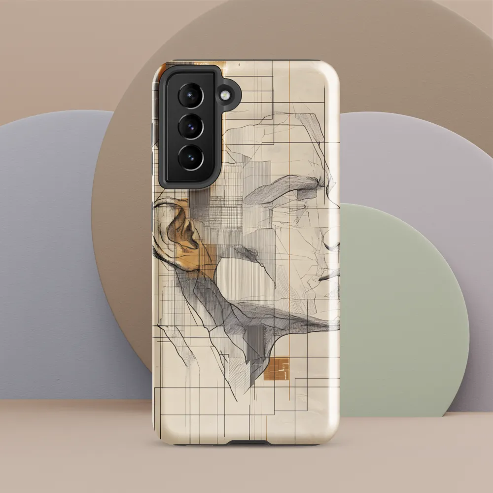 Geometric Reverie | Phone Case |  S21 | Tough Case | Glossy