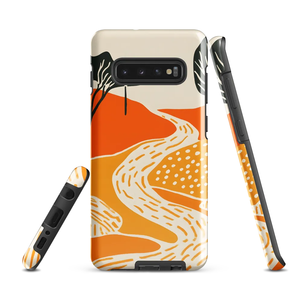 Winding Paths of Color | Phone Case |  S10 Plus | Tough Case | Glossy