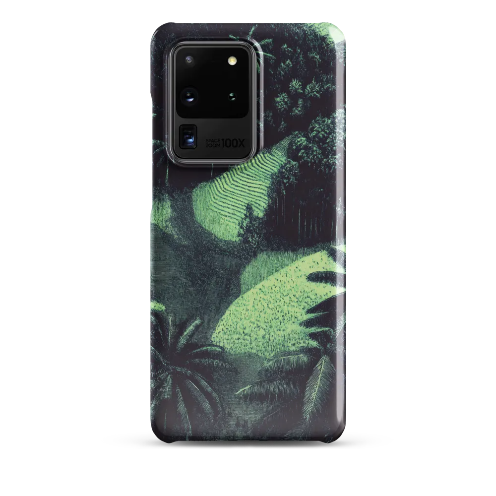 Harmony in Green: A Surreal Landscape