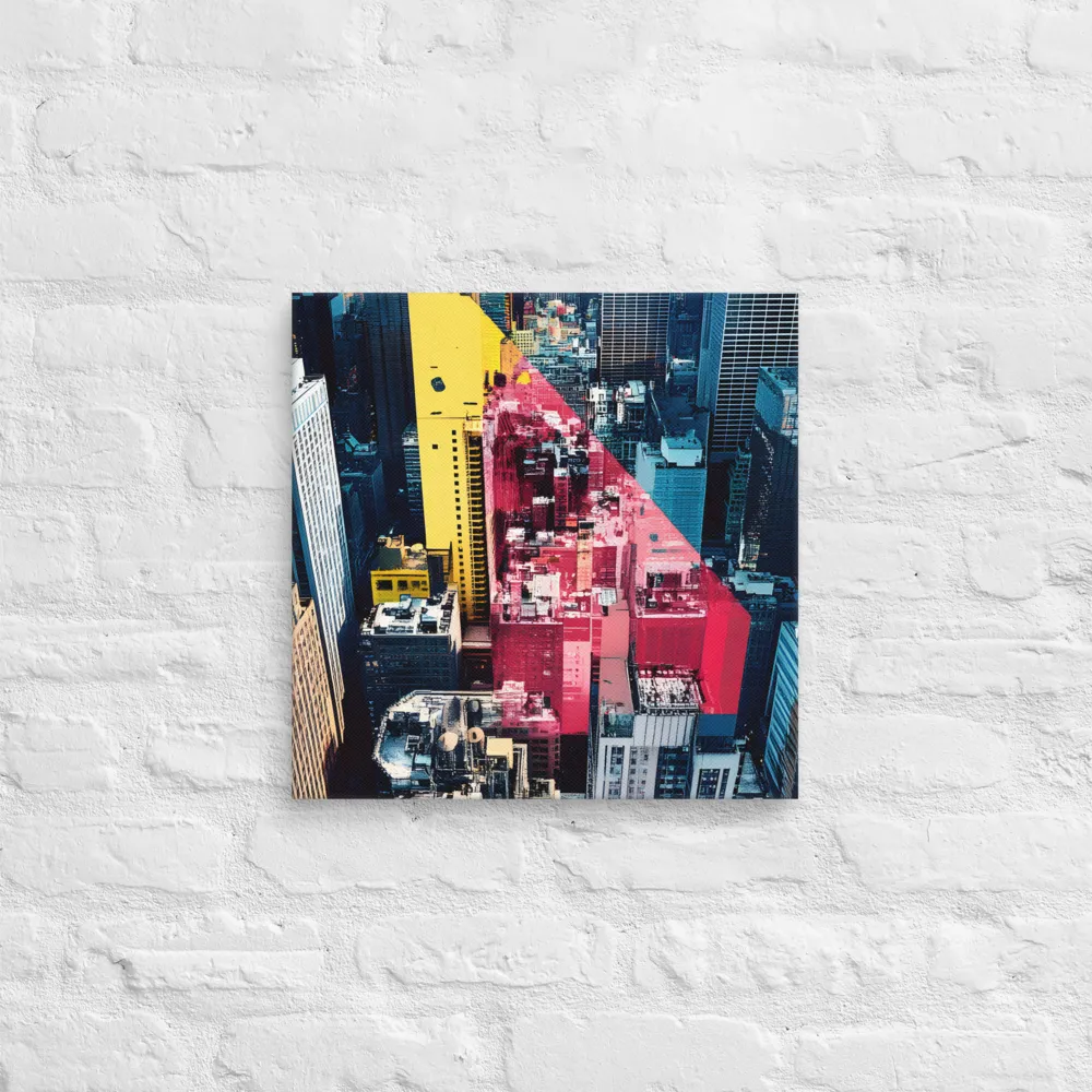 Dynamic Urban Symphony | Canvas | 16″×16″