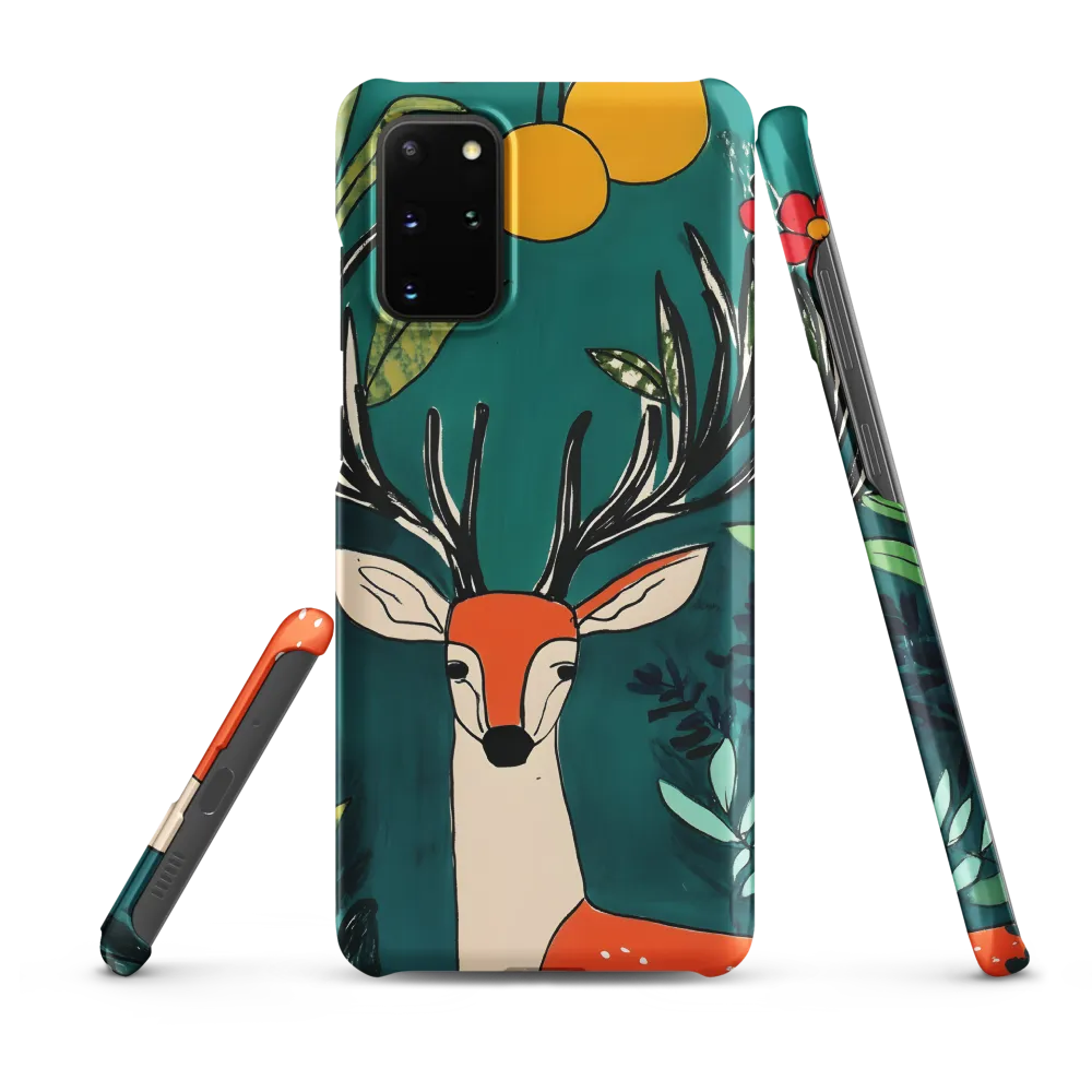 Nature's Embrace: The Majestic Deer | Phone Case |  S20 Plus | Snap Case | Matte