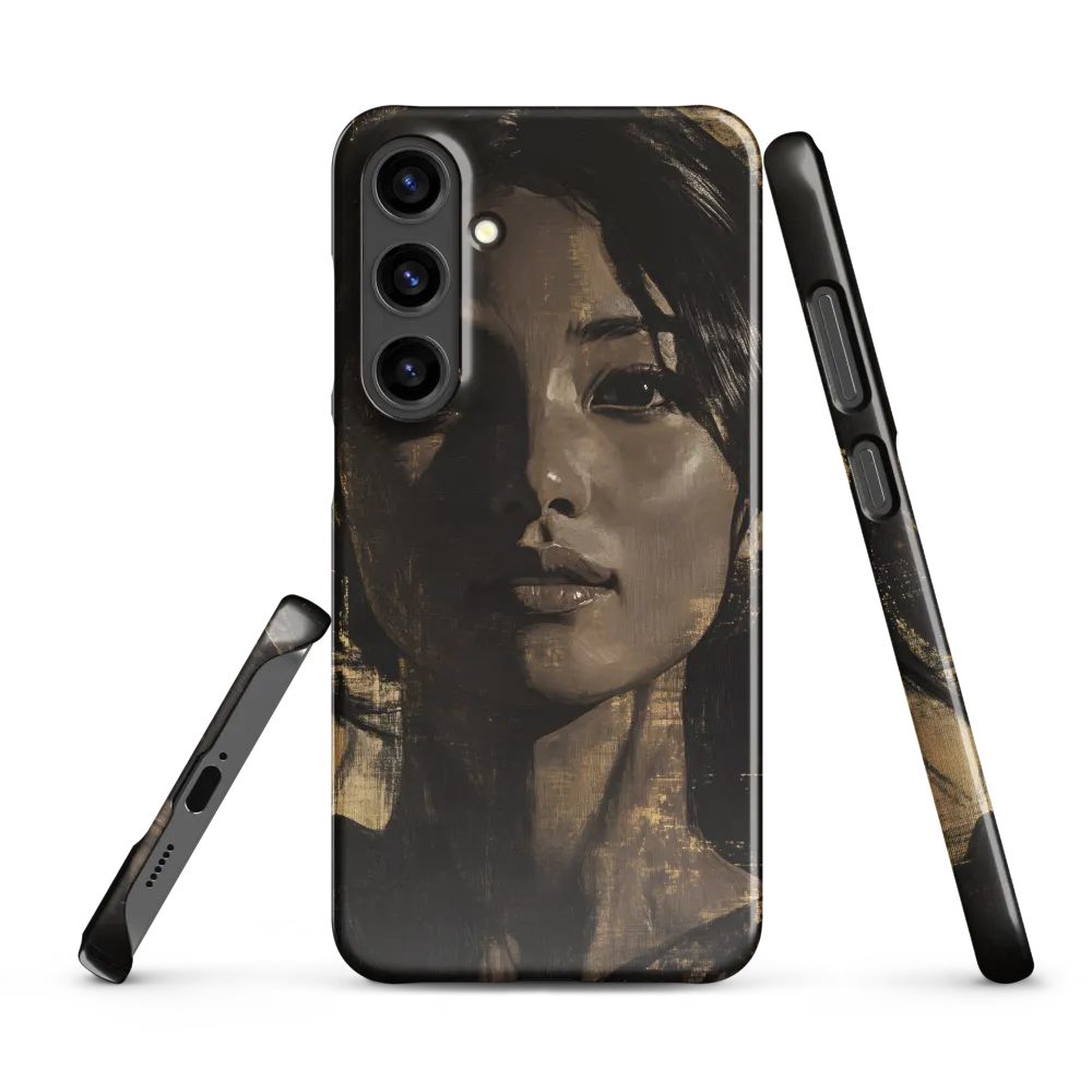 Golden Gaze: A Contemporary Portrait