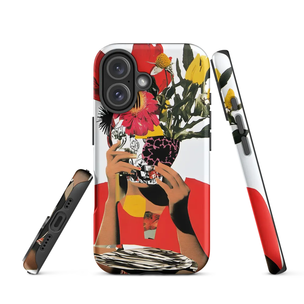 Floral Visions: The Intersection of Life and Art | Phone Case |  16 | Tough Case | Matte