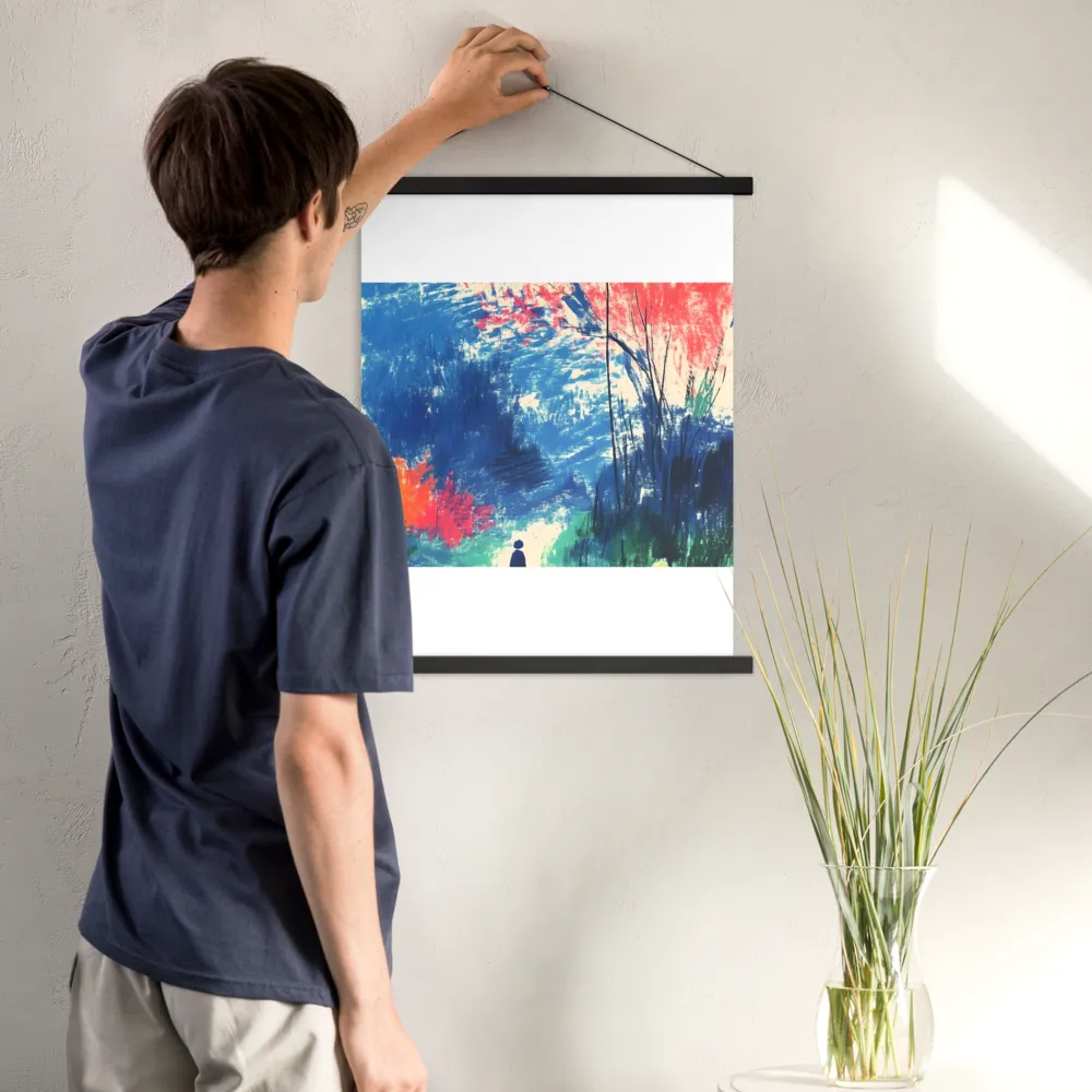 Whispers of Tranquility | Poster With Black Wood Hanger | 18″×24″