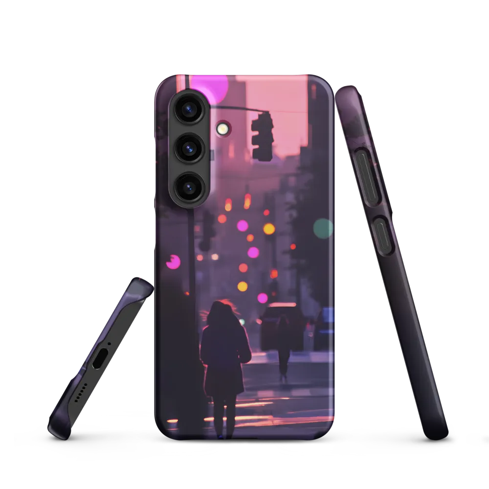 City Silhouettes at Dusk | Phone Case |  S24 | Snap Case | Matte
