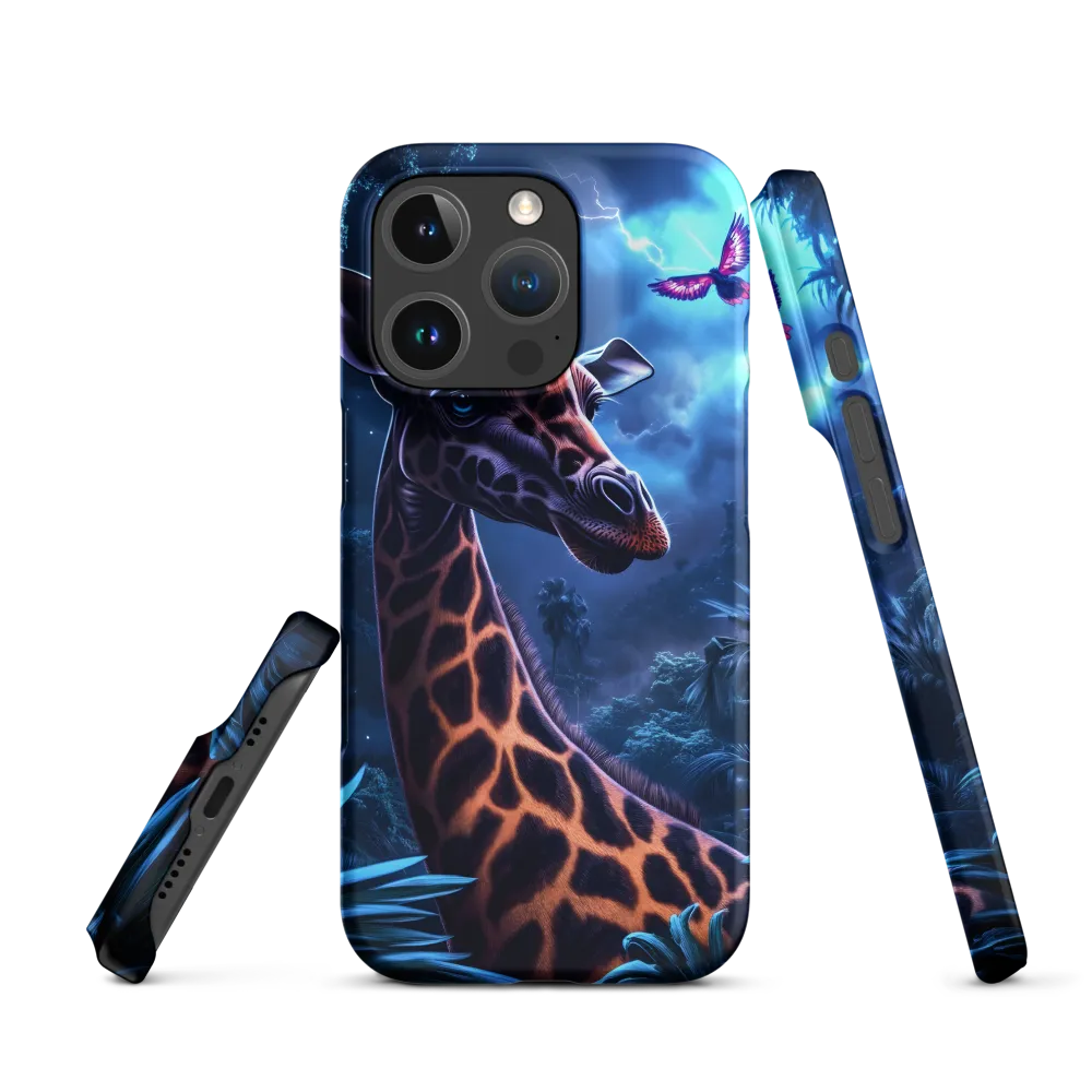Mystical Giraffe in Twilight Jungle | Phone Case |  16 Pro | Snap Case | Matte