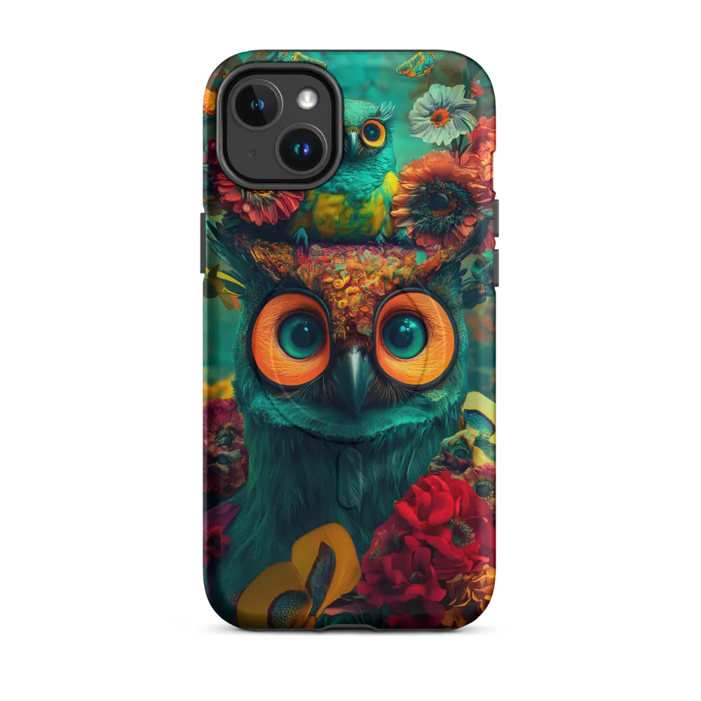 Majestic Harmony: The Floral Owl
