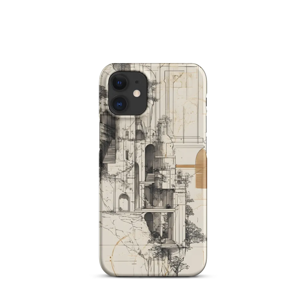 Ethereal Architectures | Phone Case |  12 Mini | Snap Case | Matte
