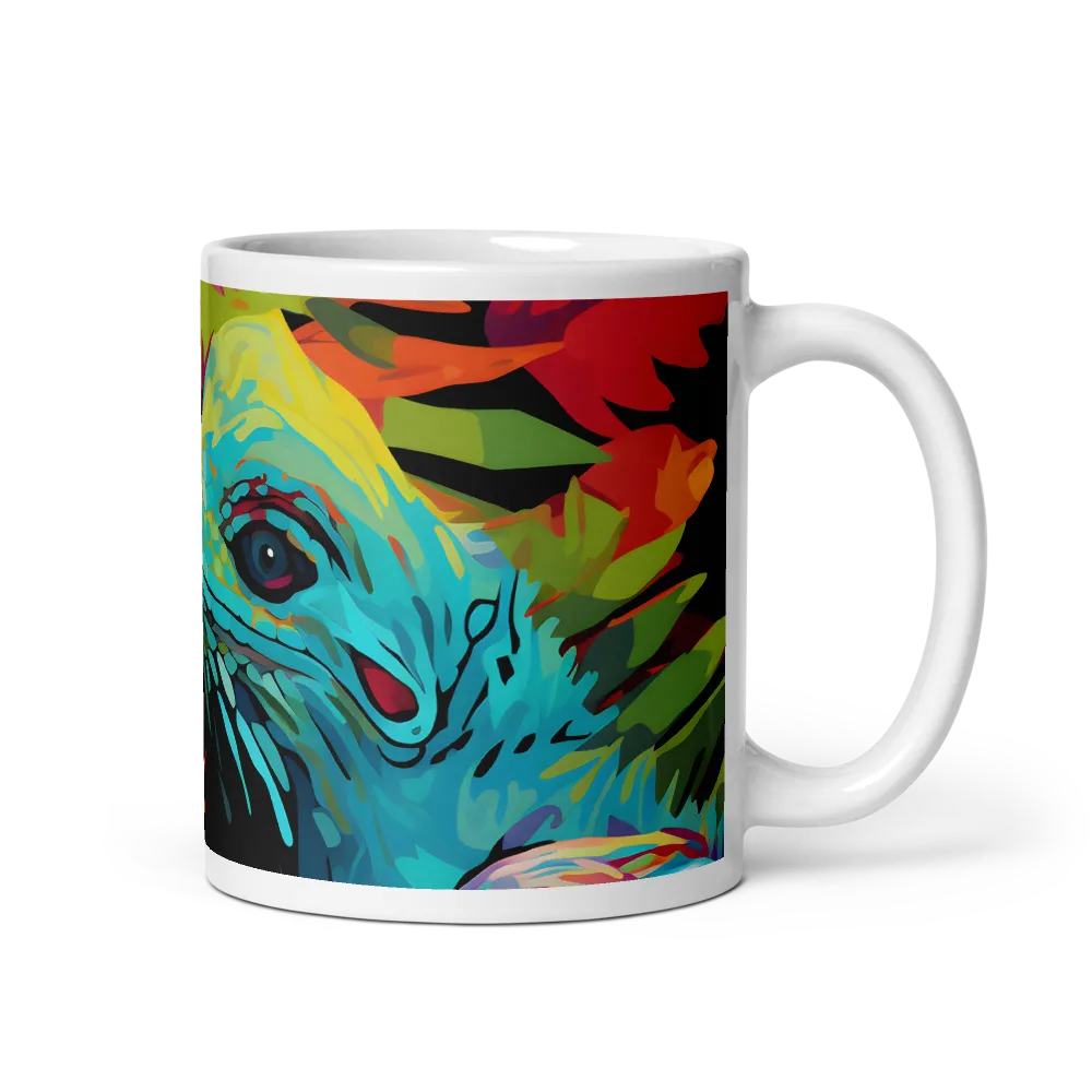 Vibrant Reptilian Harmony | Mug with White inside | 11 oz