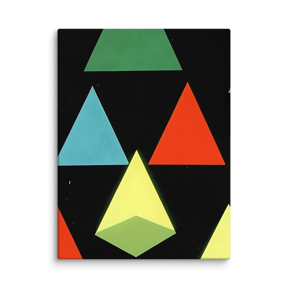 Geometric Harmony in Color | Canvas | 18″×24″