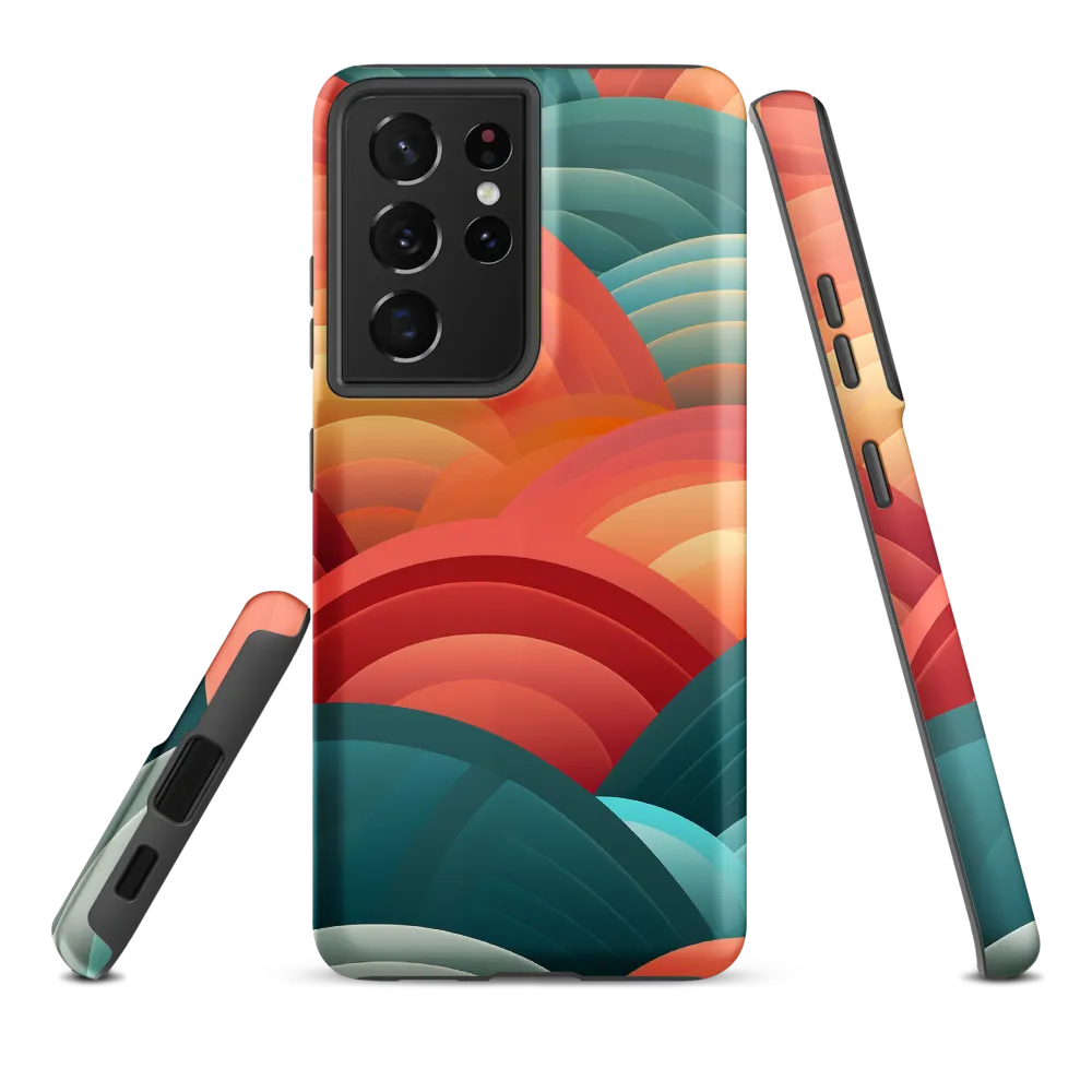 Rhythms of the Waves | Phone Case |  S21 Ultra | Tough Case | Matte