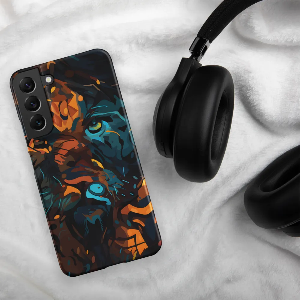 Tropical Enigma: A Wildlife Quartet | Phone Case |  S22 Plus | Snap Case | Matte