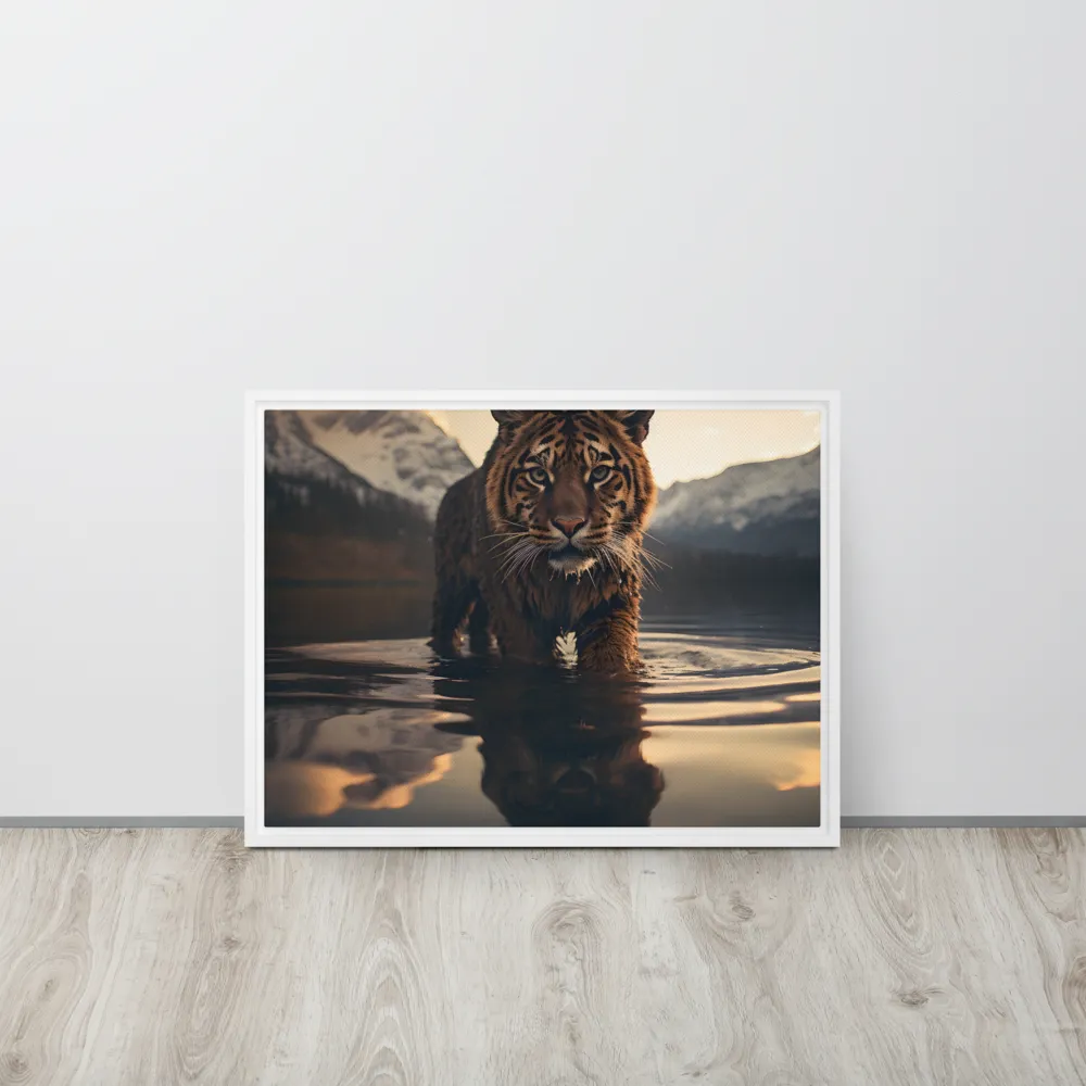 Majestic Reflection: The Tiger's Domain