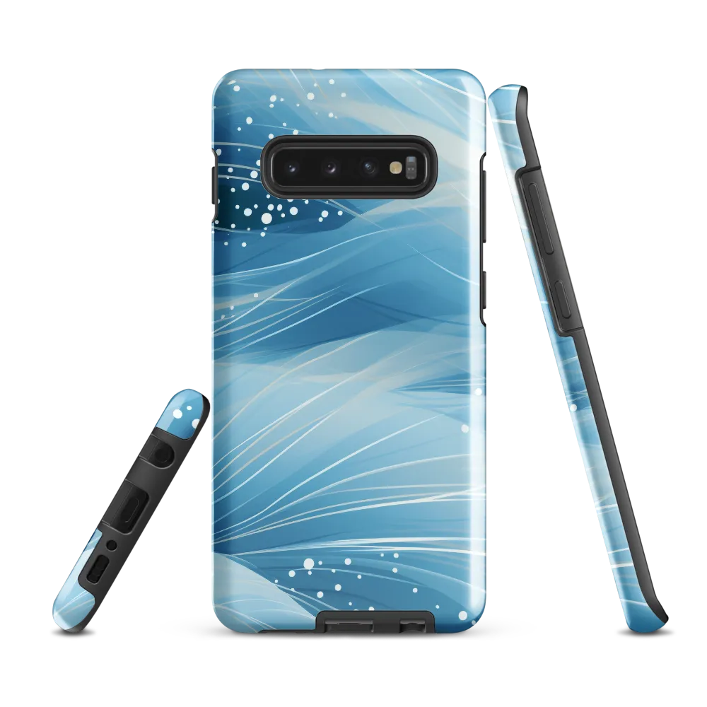 Ethereal Ocean Waves | Phone Case |  S10 Plus | Tough Case | Glossy