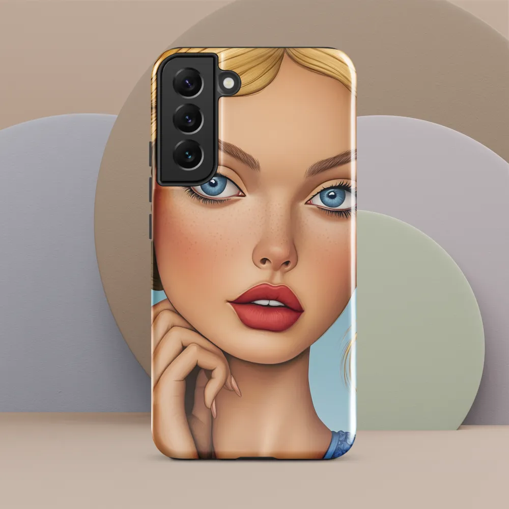 Serenity in Blue | Phone Case |  S22 Plus | Tough Case | Glossy