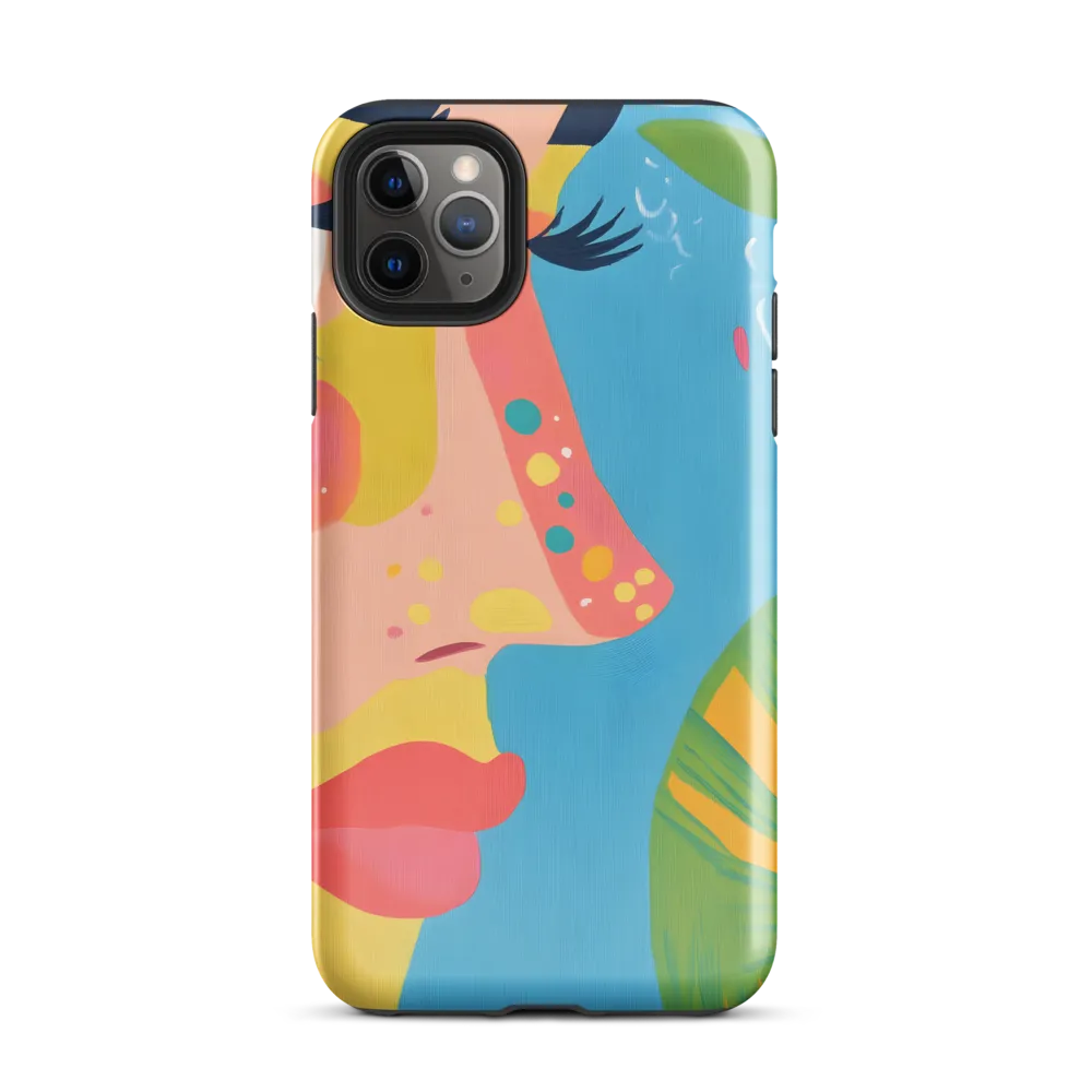 Whimsical Woman: A Modern Portrait | Phone Case |  11 Pro Max | Tough Case | Glossy