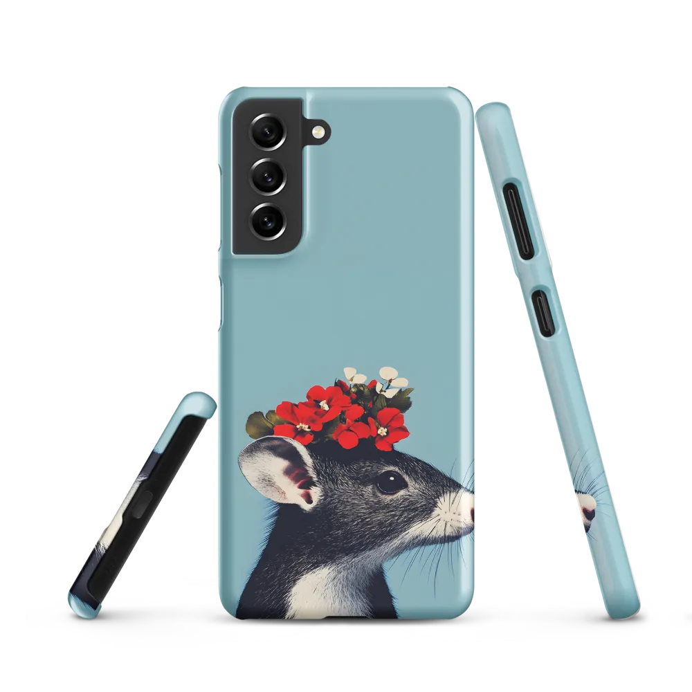 Whimsical Flora: A Mouse's Floral Crown
