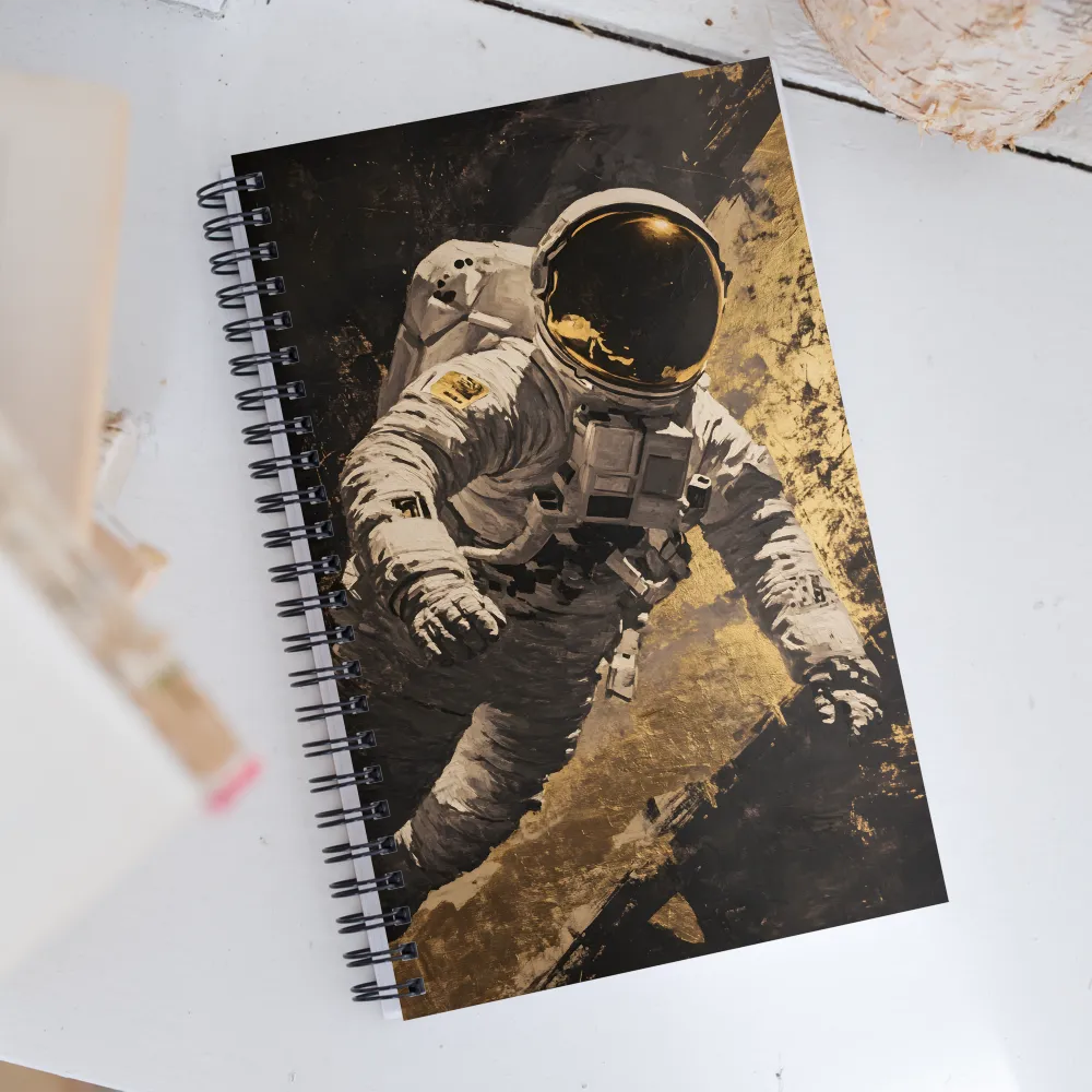 Beyond the Stars: An Astronaut's Journey | Spiral Notebook