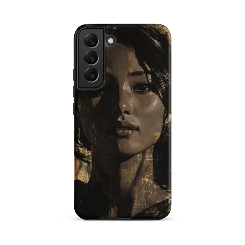 Golden Gaze: A Contemporary Portrait